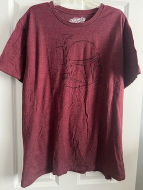 XXLT - Boba Fett Graphic Tee - Men's Maroon T-Shirt- Authenic Old Navy
